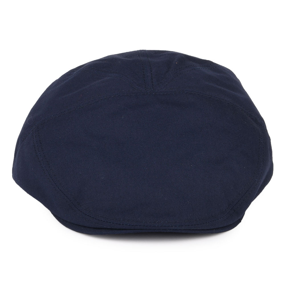 Bailey Hats Graham Showerproof Flat Cap - Navy Blue