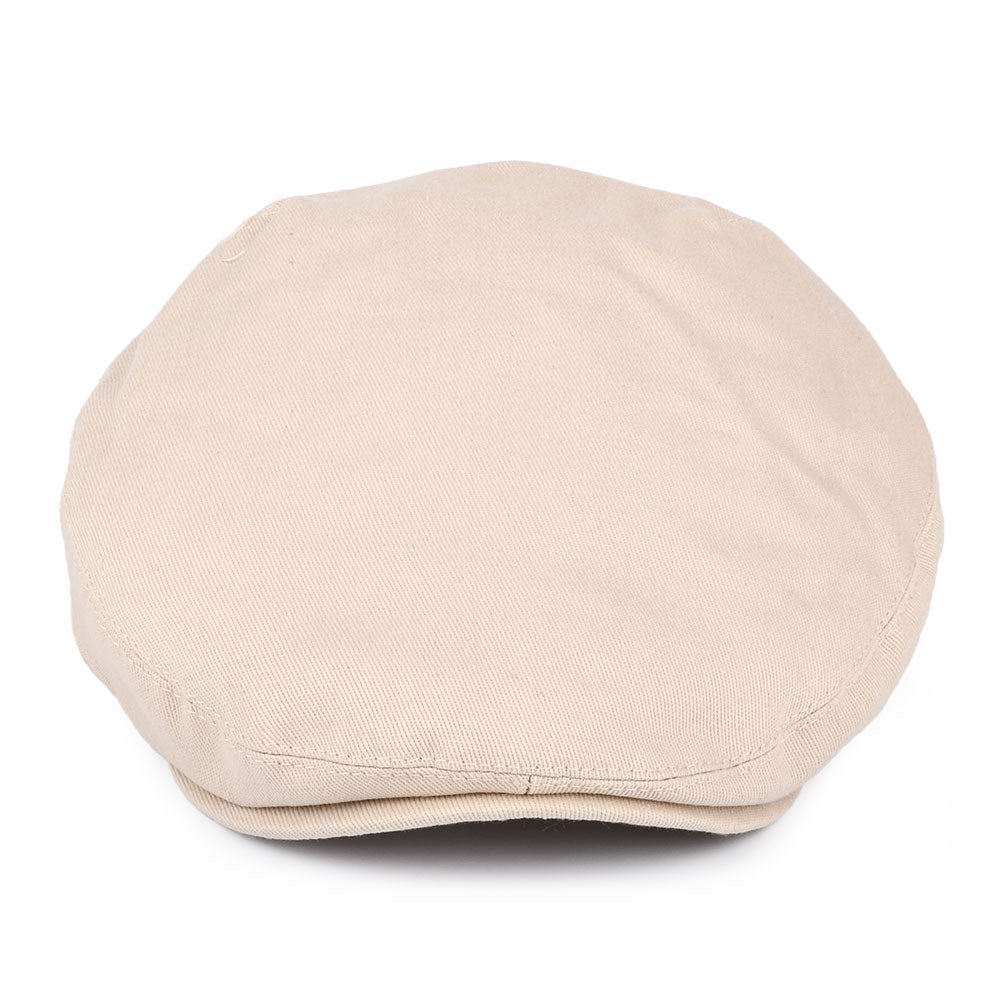 Kangol Washed Flat Cap - Khaki