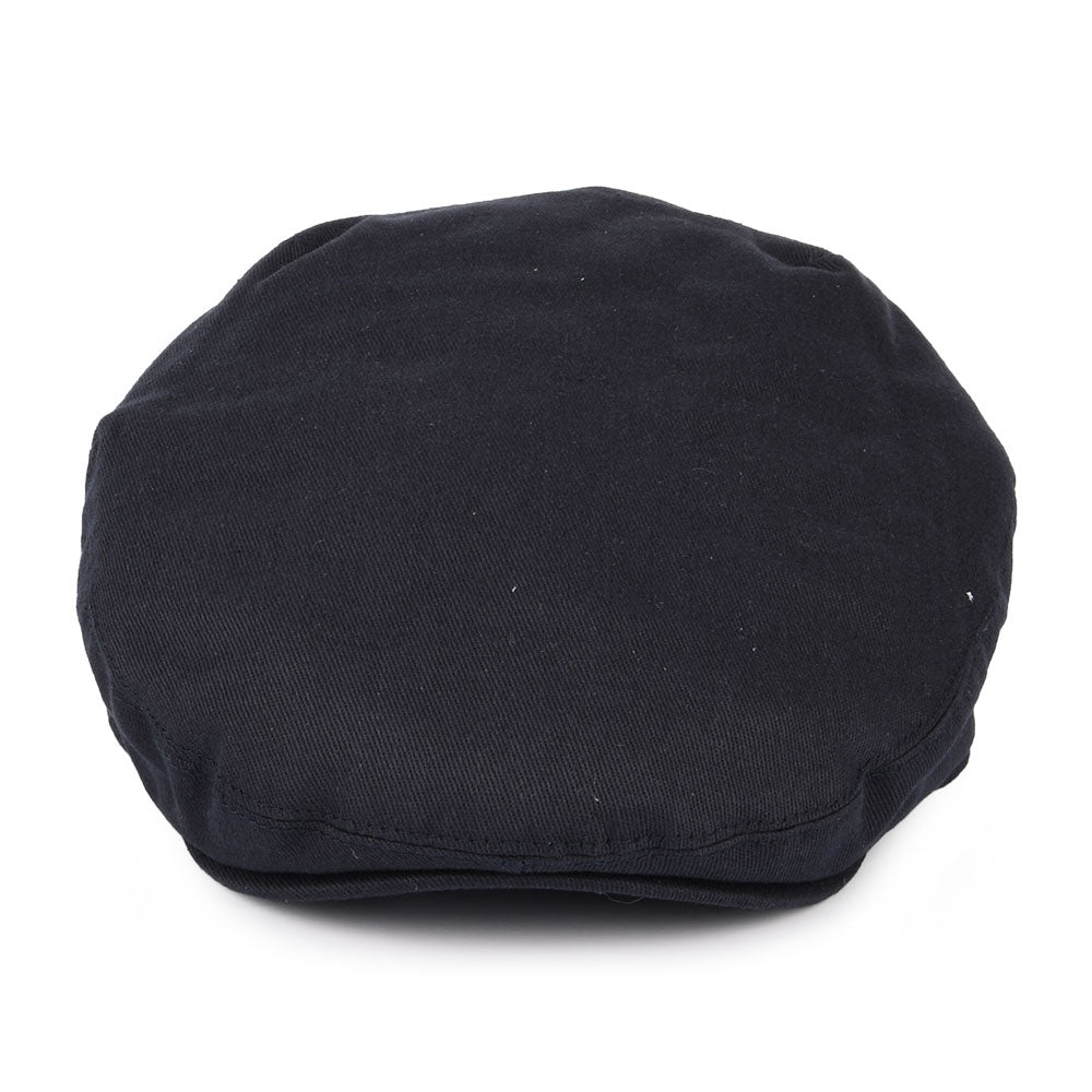 Kangol Washed Flat Cap - Navy Blue