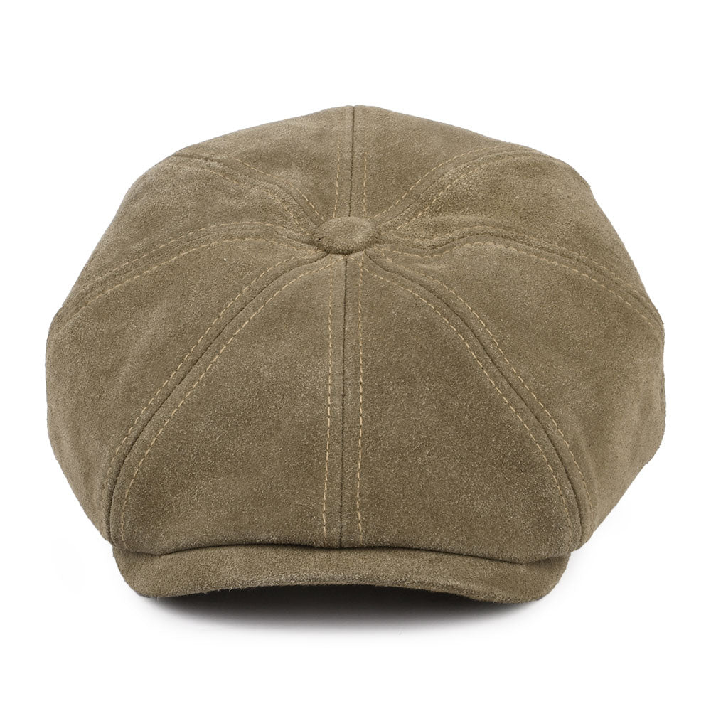 Stetson Hats Suede Newsboy Cap - Light Brown