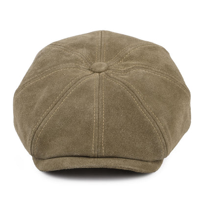 Stetson Hats Suede Newsboy Cap - Light Brown