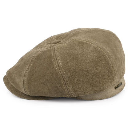 Stetson Hats Suede Newsboy Cap - Light Brown