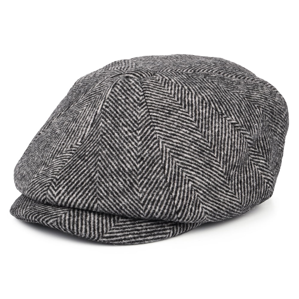 Barbour Hats Lomond Herringbone Newsboy Cap - Grey – Village Hats