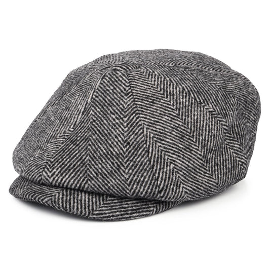 Barbour Hats Lomond Herringbone Newsboy Cap - Grey