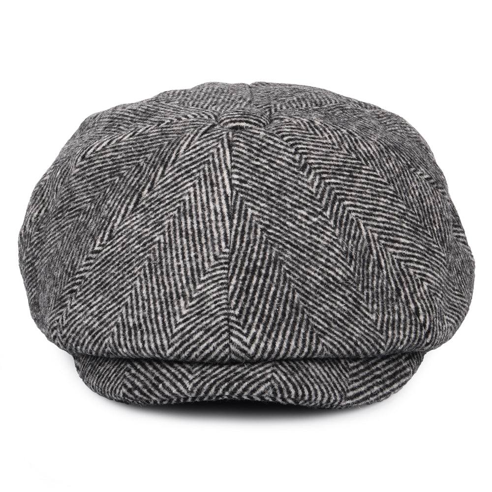 Barbour Hats Lomond Herringbone Newsboy Cap - Grey