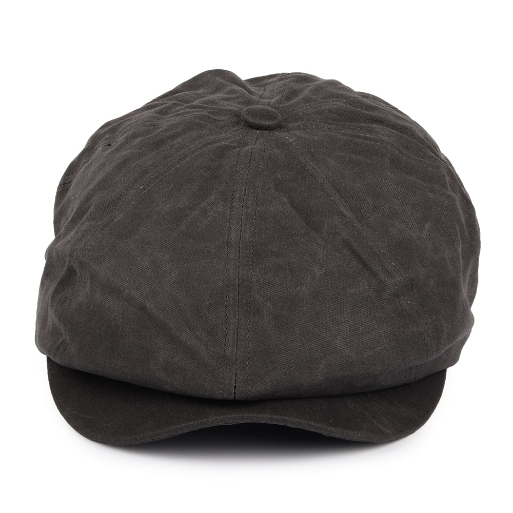 Brixton Hats Brood Oilcloth Newsboy Cap - Grey