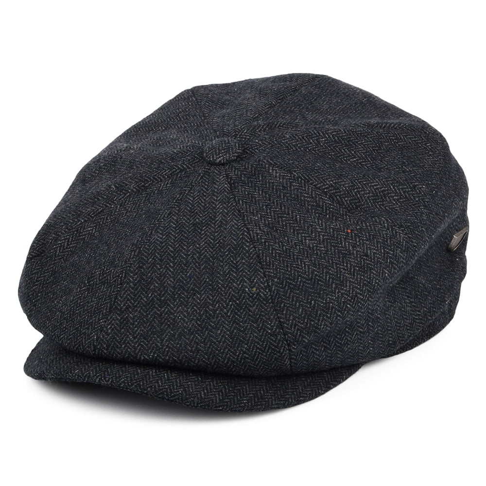 Brixton Hats Brood Baggy Newsboy Cap - Navy-White – Village Hats