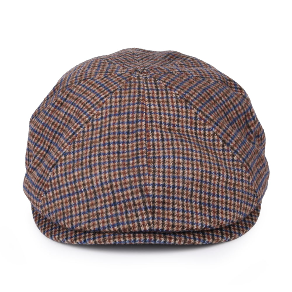 Bailey Hats Finnegan Houndstooth Wool Blend Newsboy Cap - Ochre