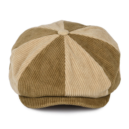 Brixton Hats Brood Corduroy Baggy Newsboy Cap - Bronze-Sand