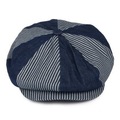 Brixton Hats Brood Baggy Newsboy Cap - Denim