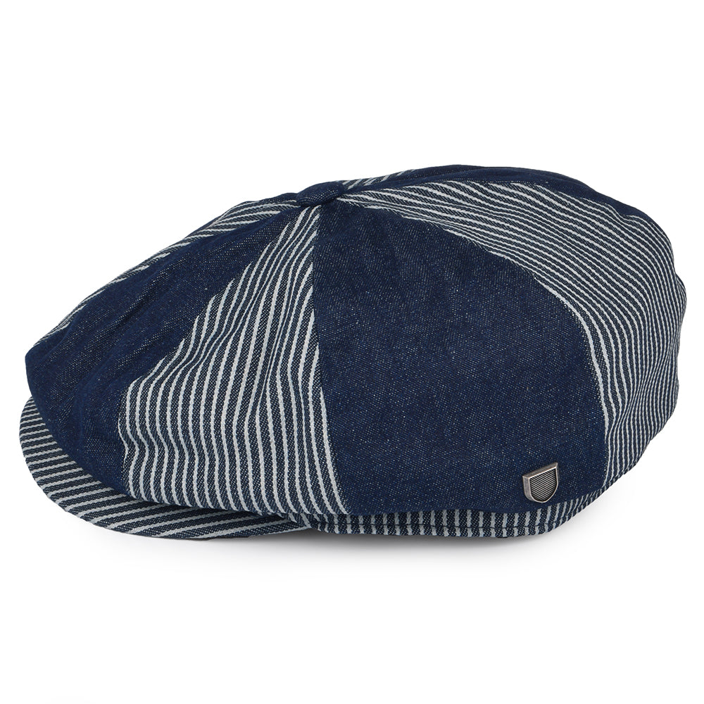 Brixton Hats Brood Baggy Newsboy Cap - Denim