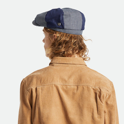 Brixton Hats Brood Baggy Newsboy Cap - Denim