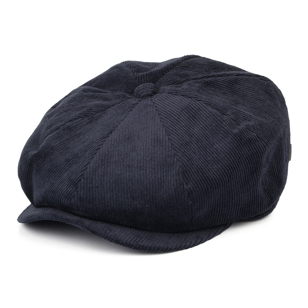 Brixton Hats Brood Corduroy Baggy Newsboy Cap - Navy Blue – Village Hats
