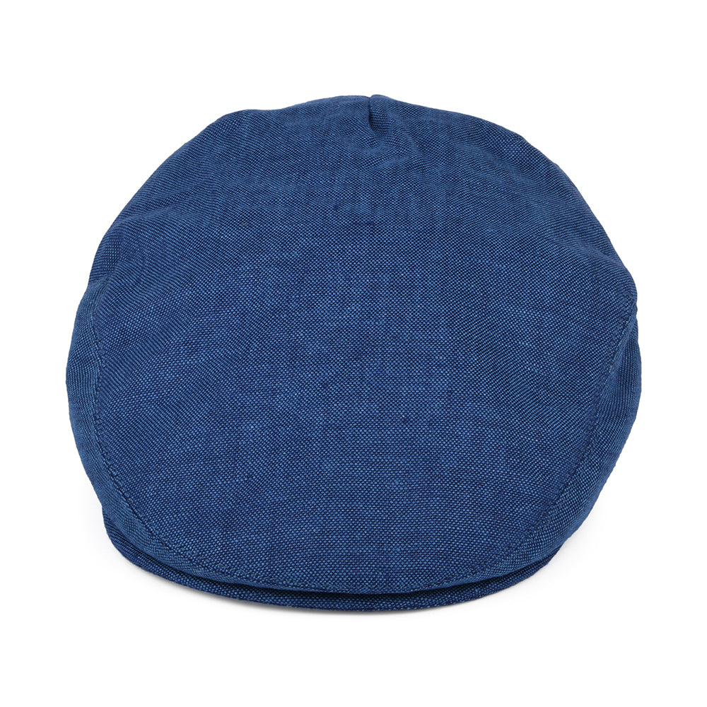 Failsworth Hats Irish Linen Flat Cap - Blue