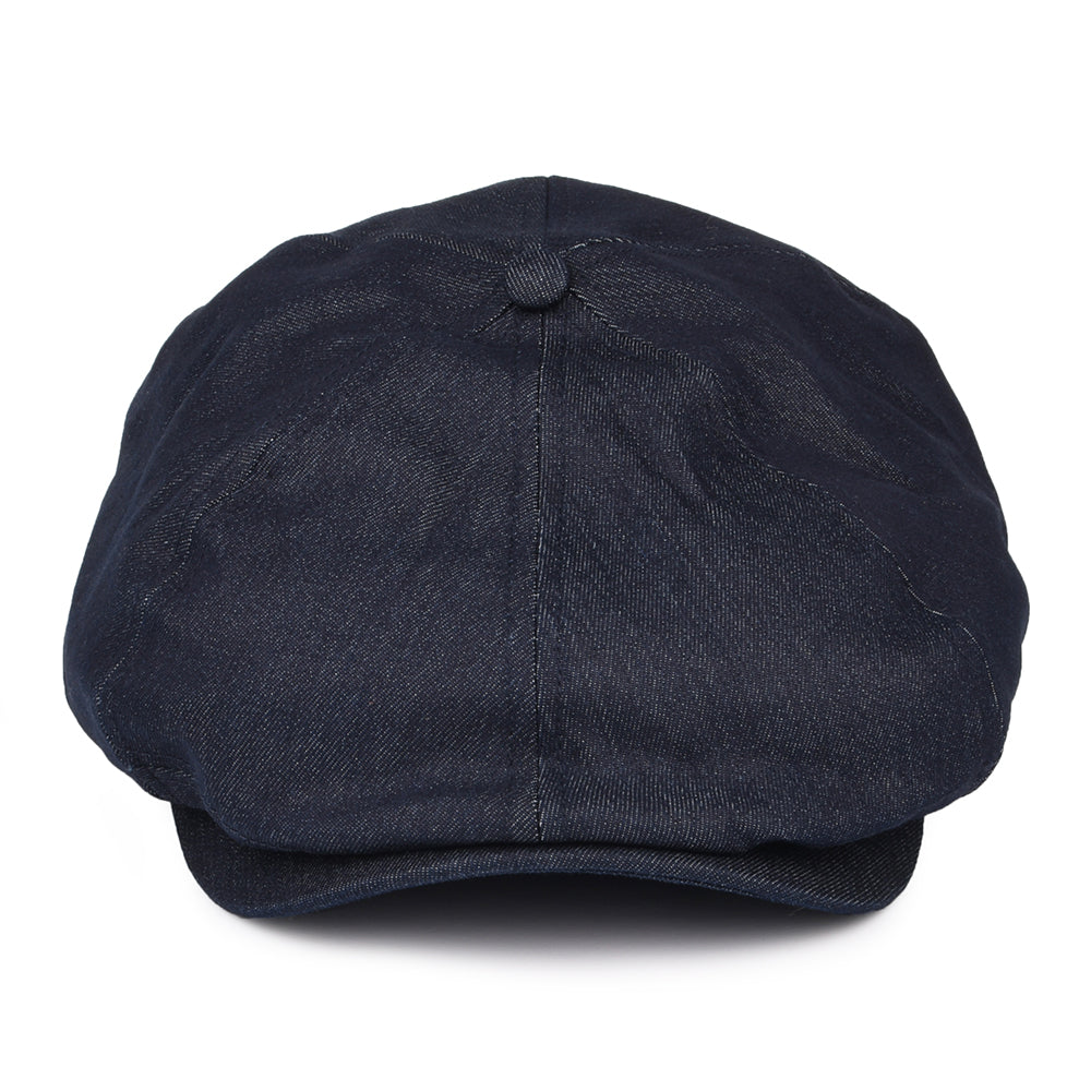 Barts Hats Jamaica Cotton Newsboy Cap - Denim