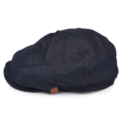 Barts Hats Jamaica Cotton Newsboy Cap - Denim