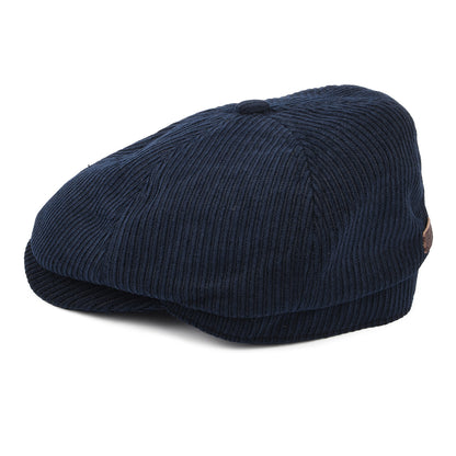 Barbour Hats Thorns Corduroy Newsboy Cap - Navy Blue