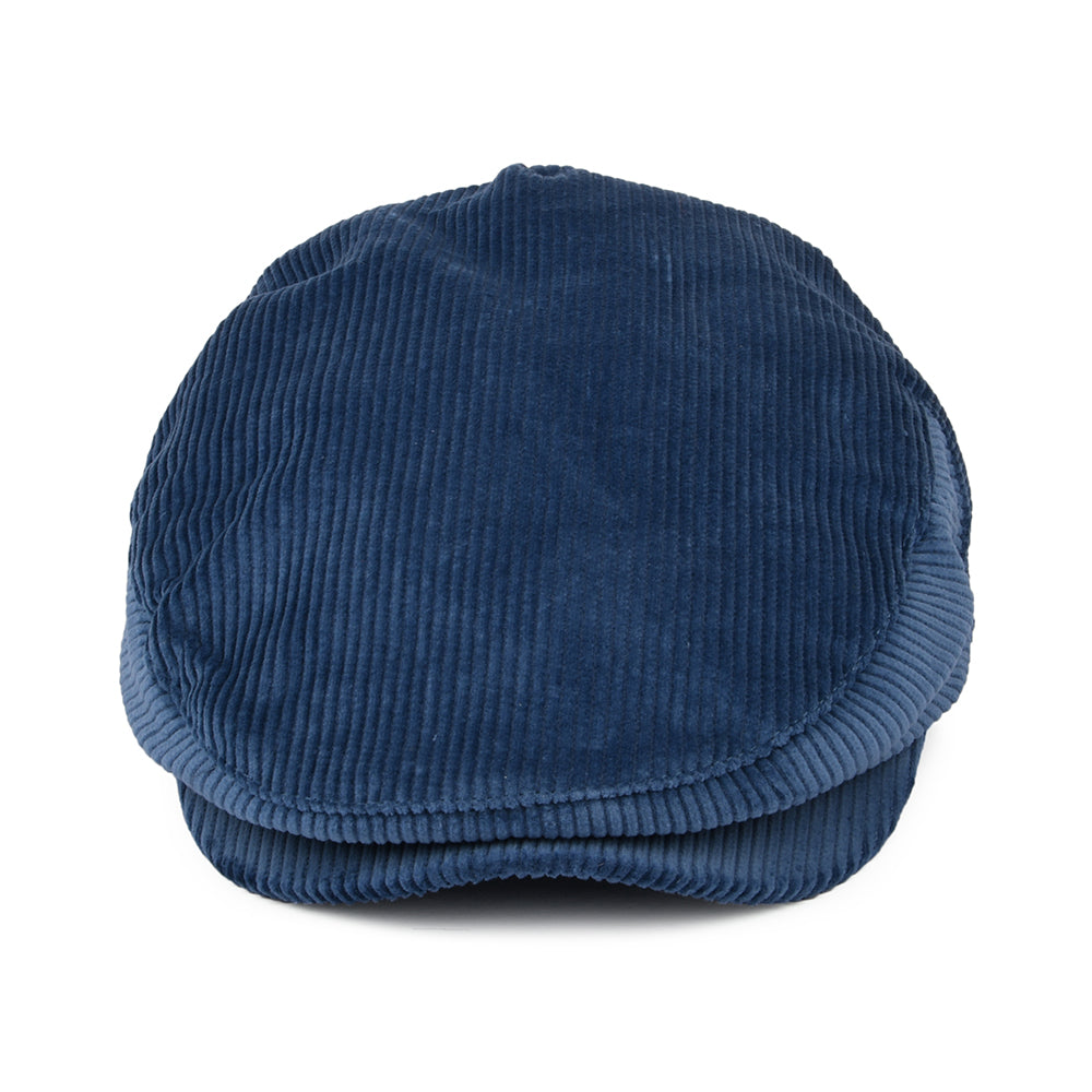 Brixton Hats Hooligan Corduroy Flat Cap - Blue