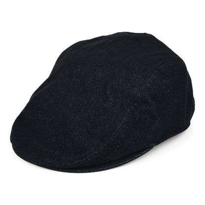 Levi's Hats Driver Denim Flat Cap With Blank Tab - Dark Blue