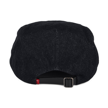 Levi's Hats Driver Denim Flat Cap With Blank Tab - Dark Blue