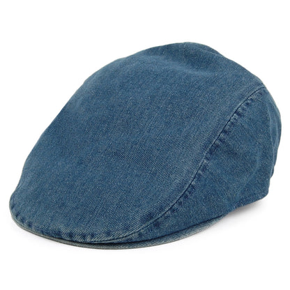 Levi's Hats Driver Denim Flat Cap With Blank Tab - Denim