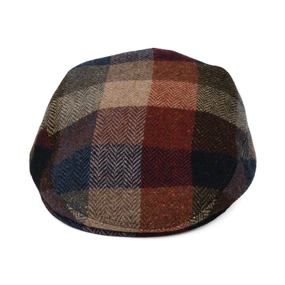 City Sport Donegal Tweed Patch Flat Cap - Multi-Coloured