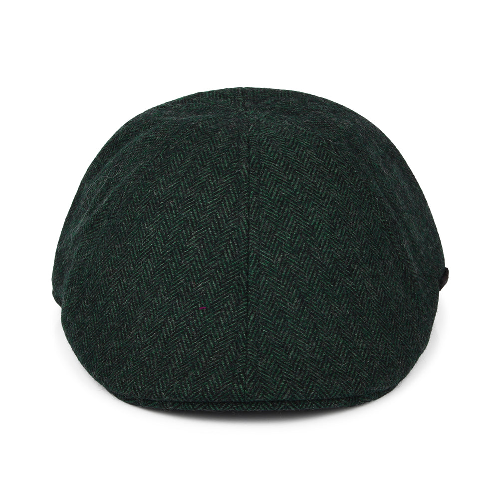 Barts Hats Mr. Mitchell Herringbone Duckbill Flat Cap - Green