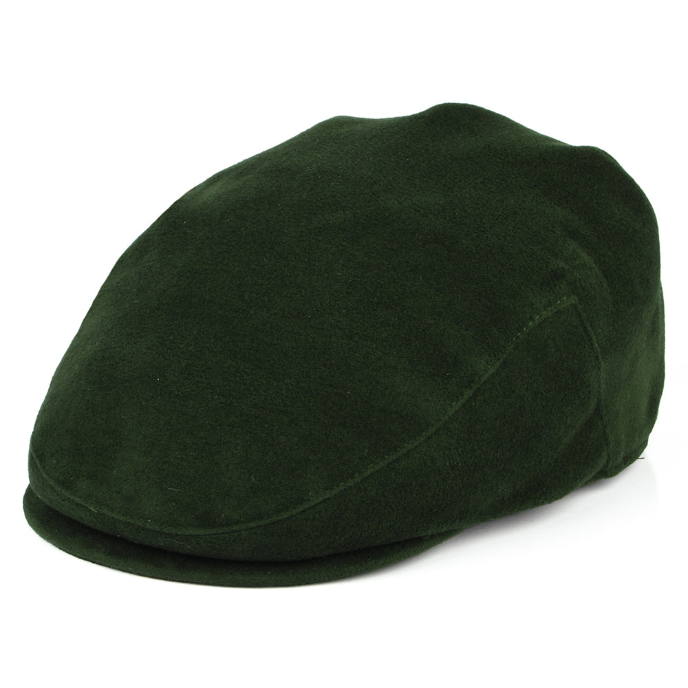 Failsworth Hats Moleskin Waterproof Flat Cap - Olive – Village Hats