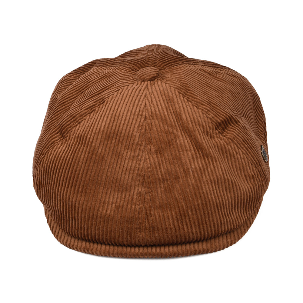 Failsworth Hats Hudson Corduroy Newsboy Cap - Toffee