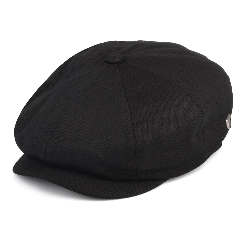 Brixton Hats Brood Cotton Baggy Newsboy Cap - Black – Village Hats