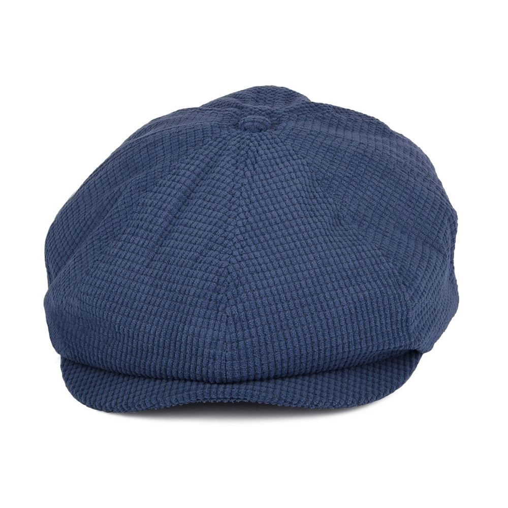 Brixton Hats Brood Waffle Corduroy Newsboy Cap - Blue