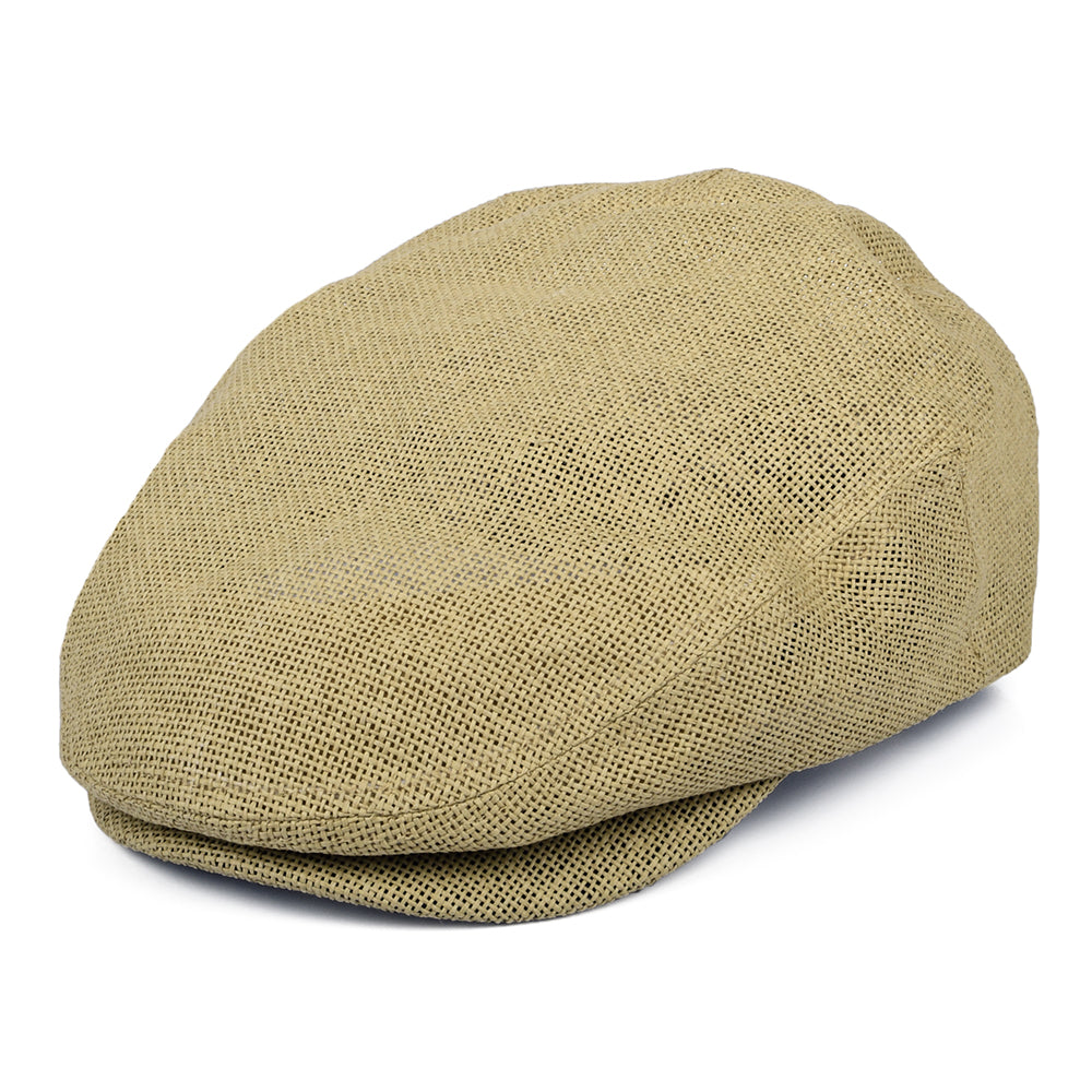 Brixton Hats Hooligan Lightweight X Snap Straw Flat Cap - Natural ...