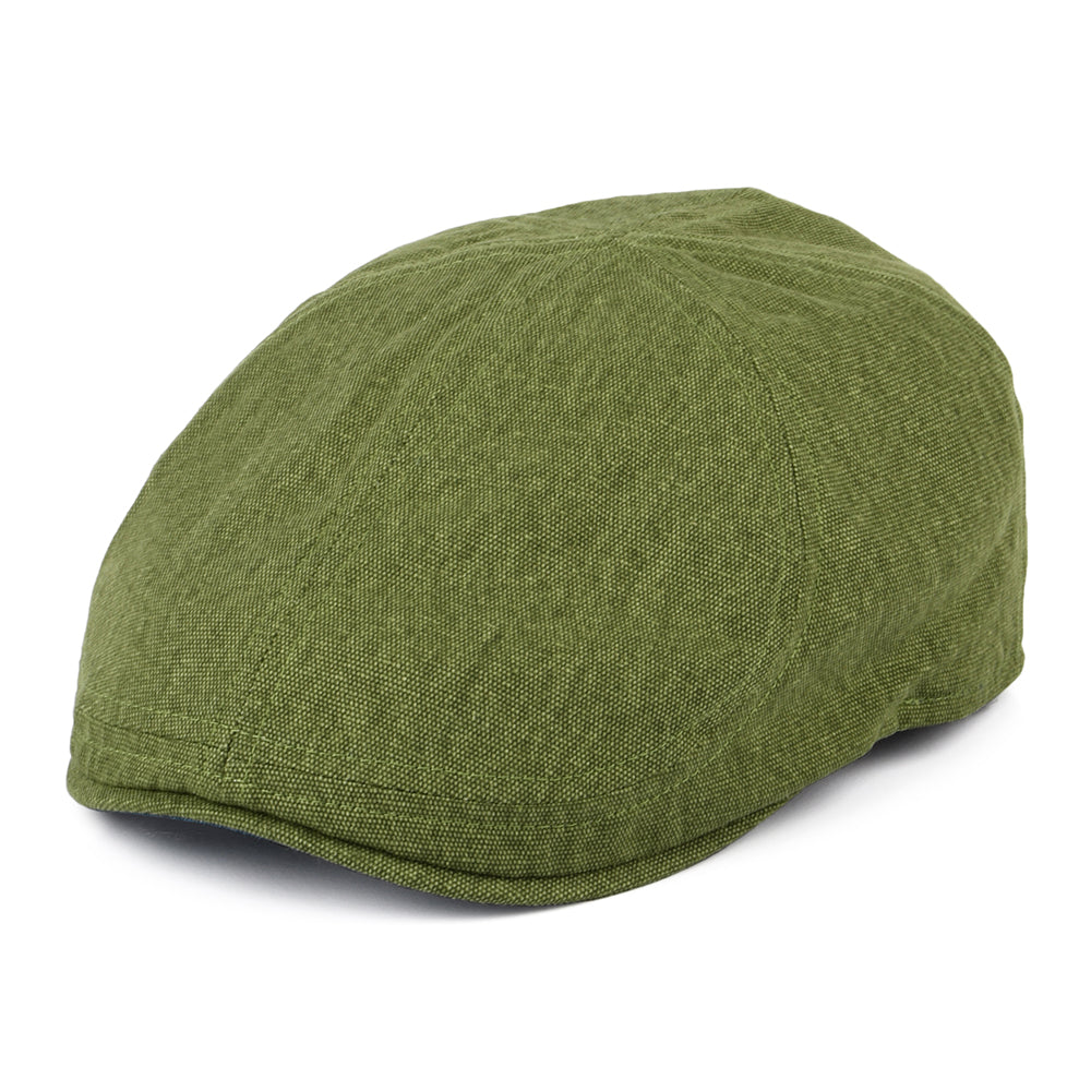 Failsworth Hats Porto Cotton Duckbill Flat Cap - Green-Teal – Village Hats