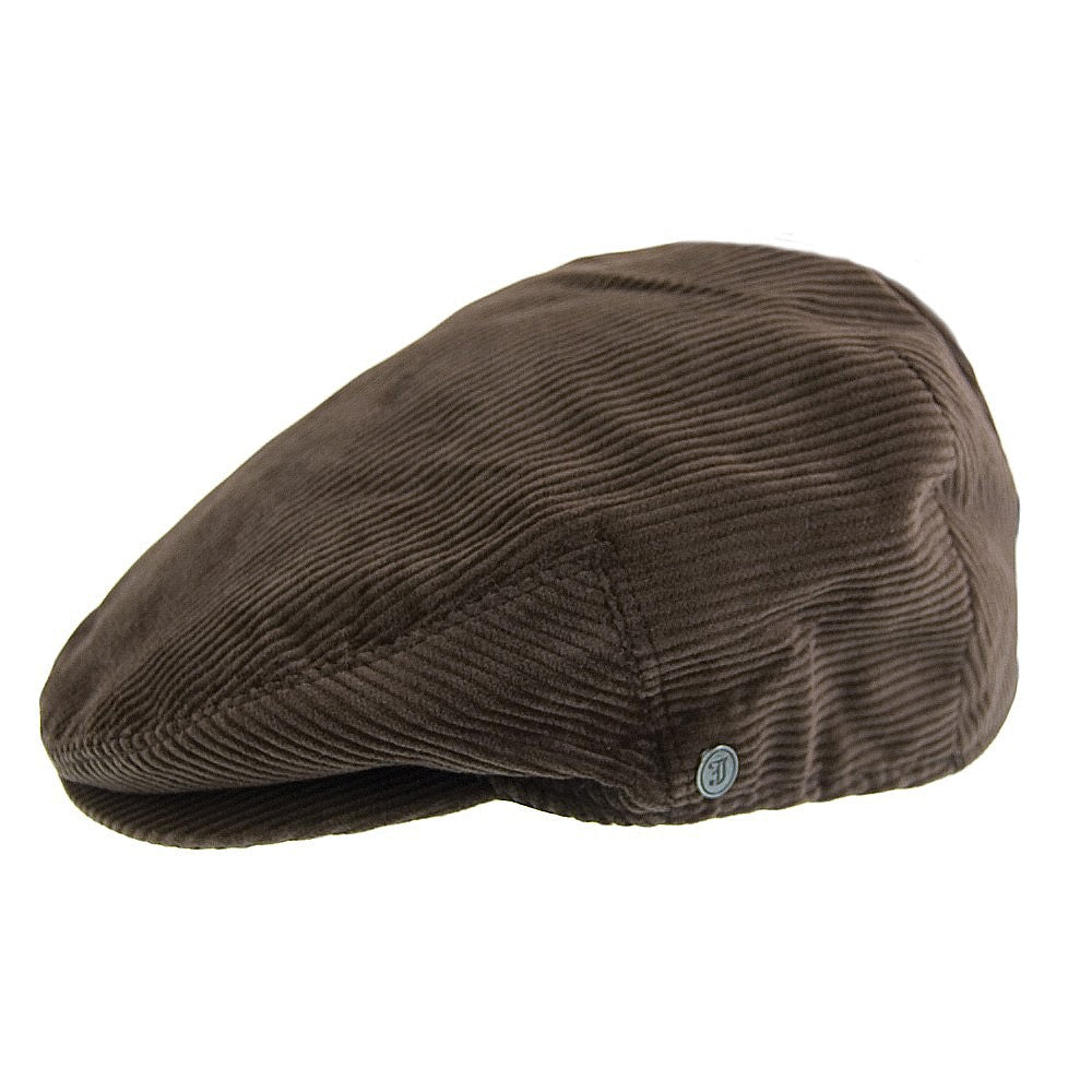 Jaxon & James Corduroy Flat Cap - Brown