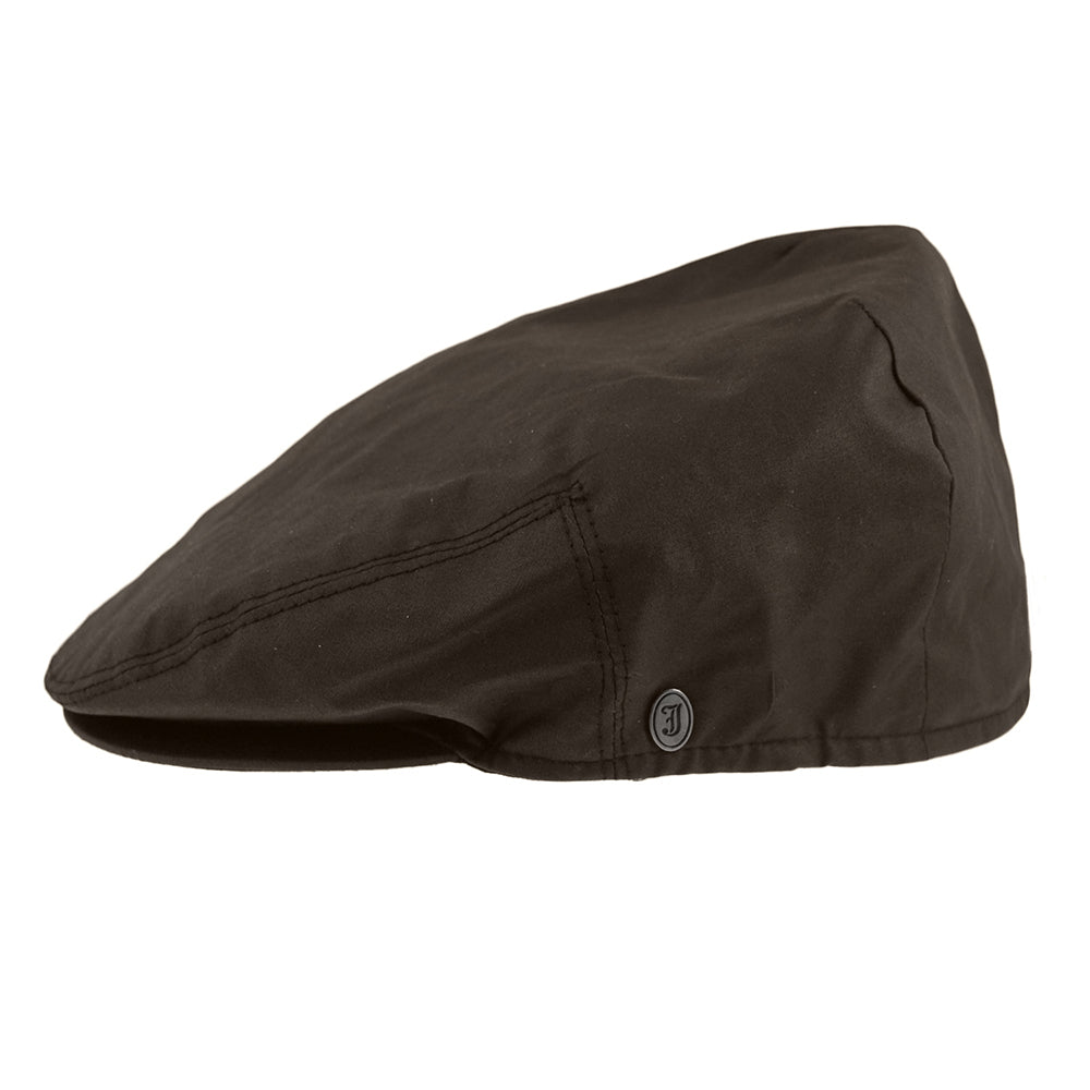 Jaxon & James Oilcloth Flat Cap - Brown