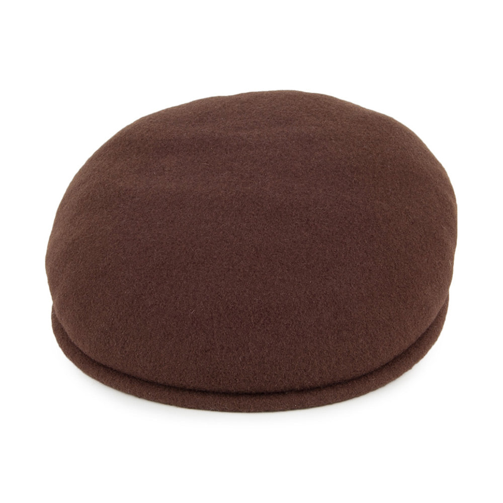 Kangol 504 Wool Flat Cap - Tobacco