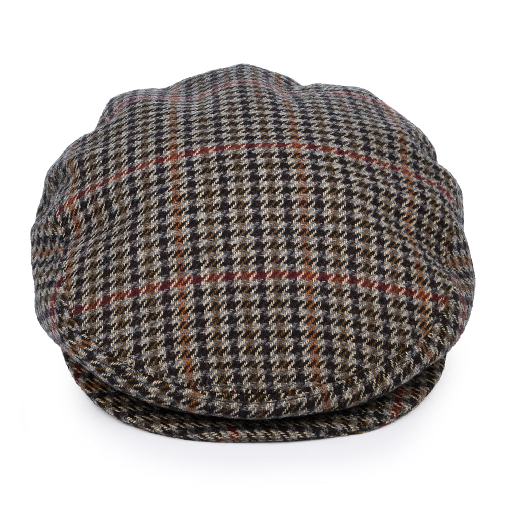 Bailey Hats Lord Tweed Flat Cap - Black