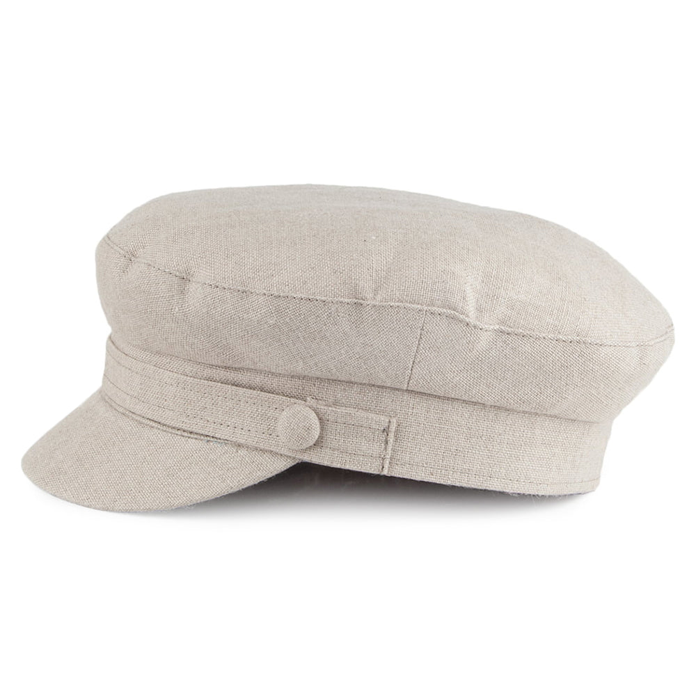 Failsworth Hats Mariner Irish Linen Fisherman Cap - Natural