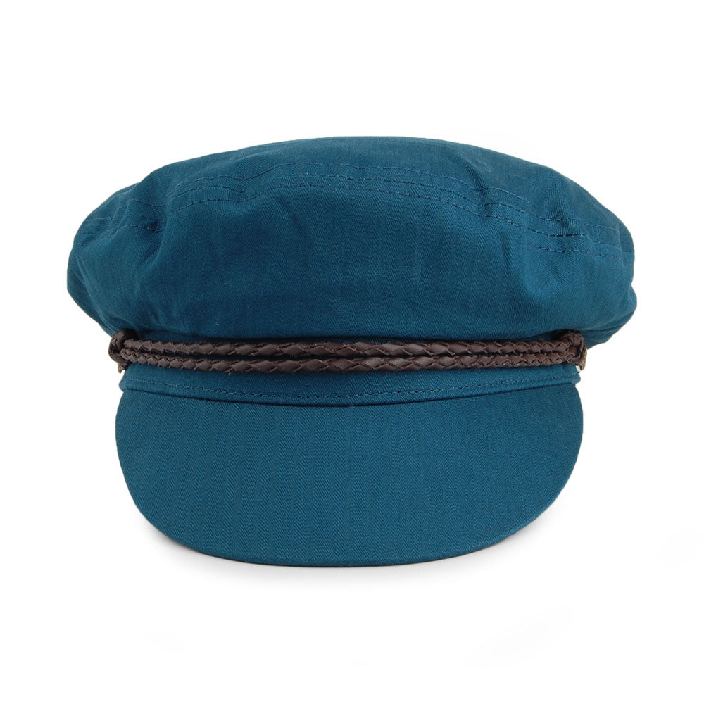 Brixton Hats Ashland Fiddler Cap - Teal-Brown