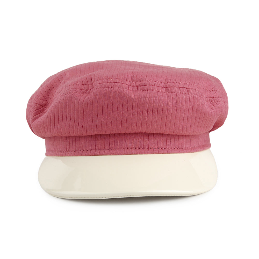 Brixton Hats Margot Fiddler Cap - Pink-White