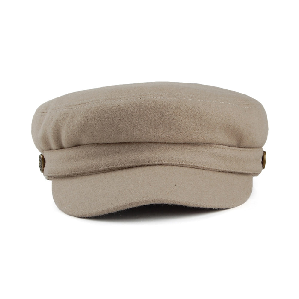 Christys Hats Joshua Ellis Wool Sateen Fiddler Cap - Mink