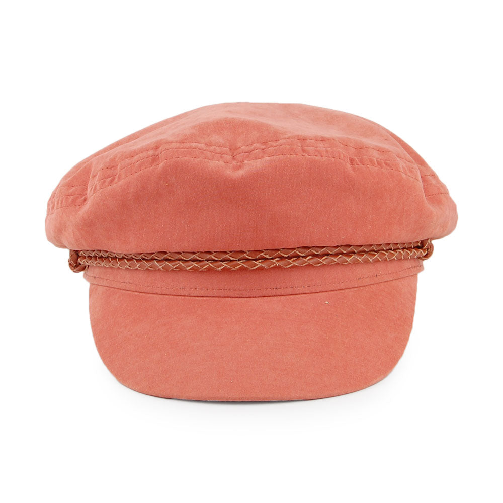 Brixton Hats Ashland Fiddler Cap - Coral