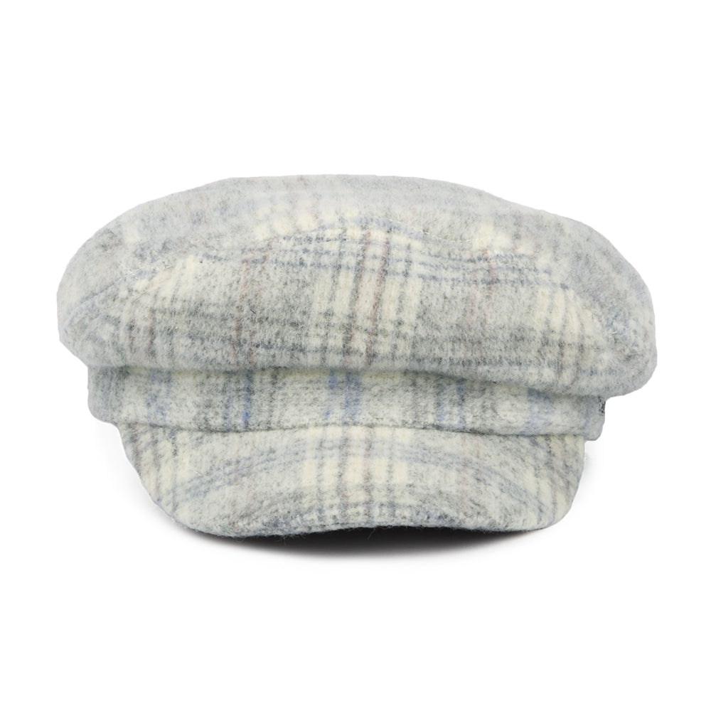 Barts Hats Giana Checked Wool Blend Fiddler Cap - Wheat