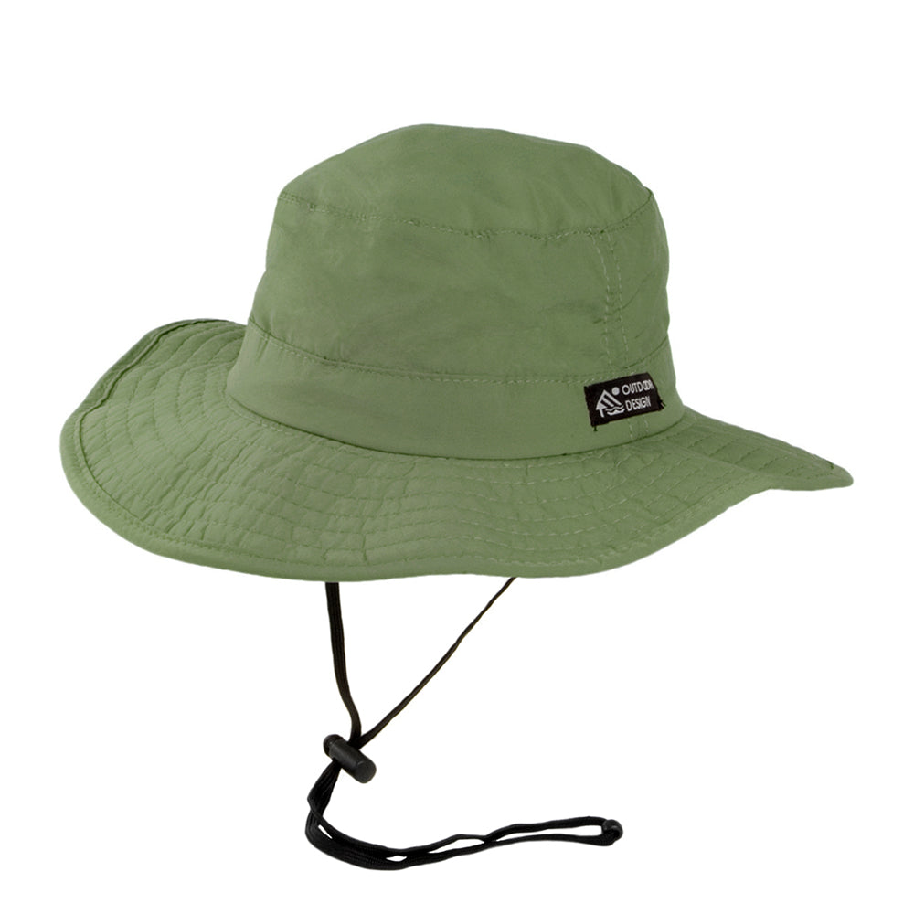 Dorfman Pacific Hats Evergreen Packable Big Brim Boonie Hat - Fossil