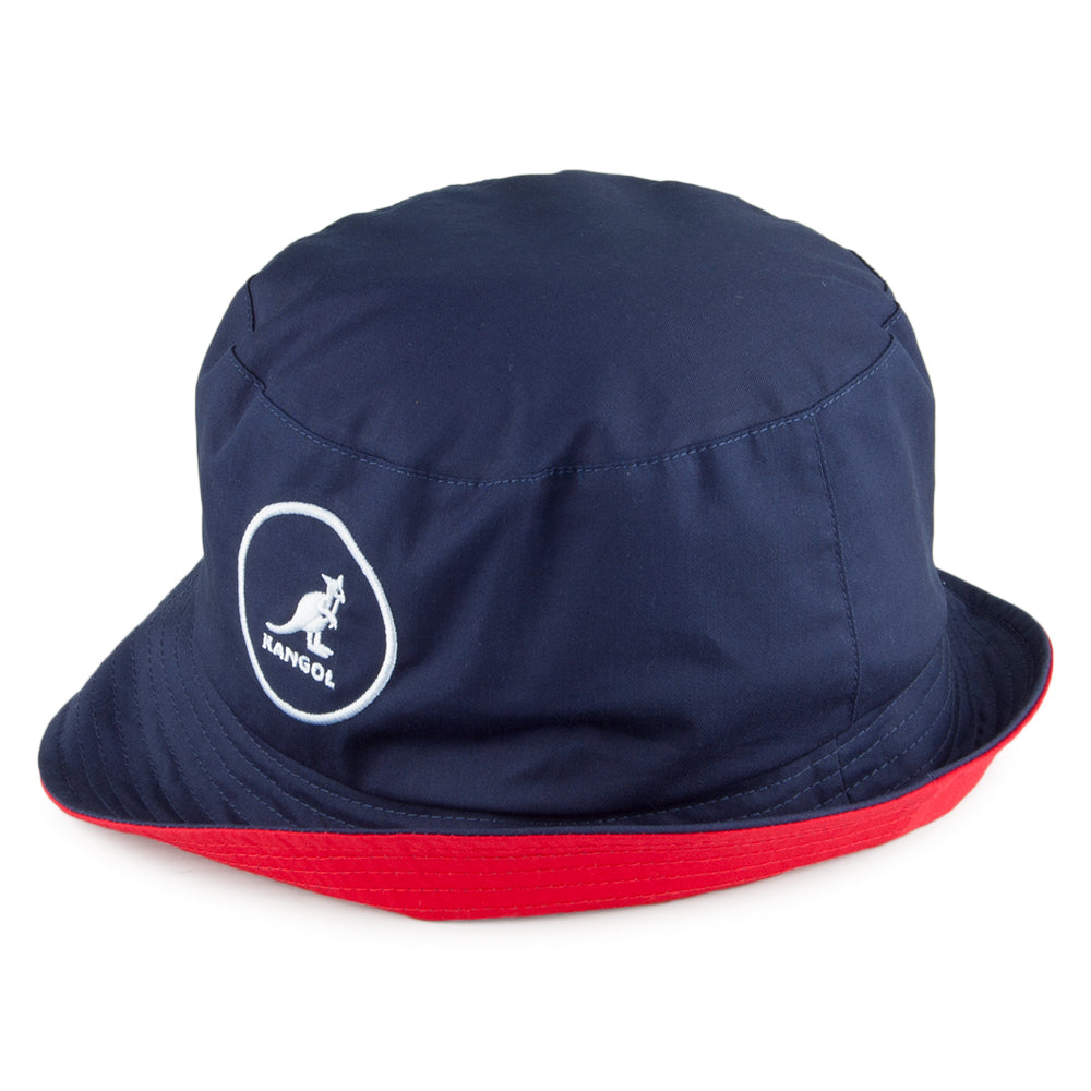 Kangol Shower Resistant Cotton Bucket Hat - Navy Blue