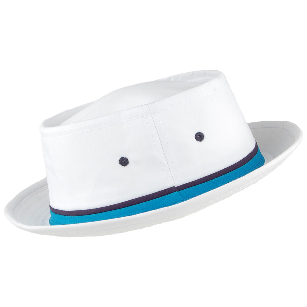 Dorfman Pacific Hats Packable Bucket Hat - White