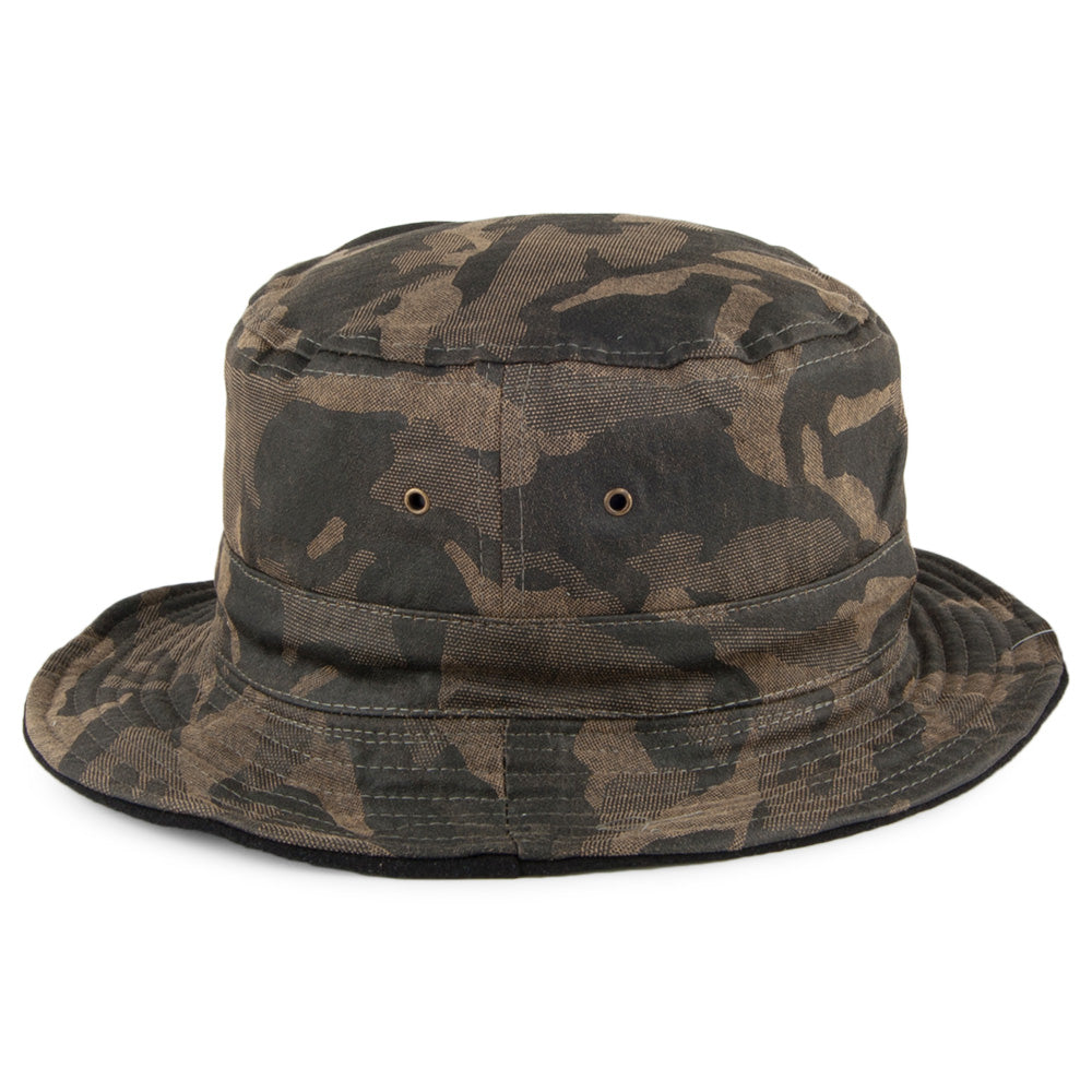 Dorfman Pacific Hats Cotton Bucket Hat - Camouflage