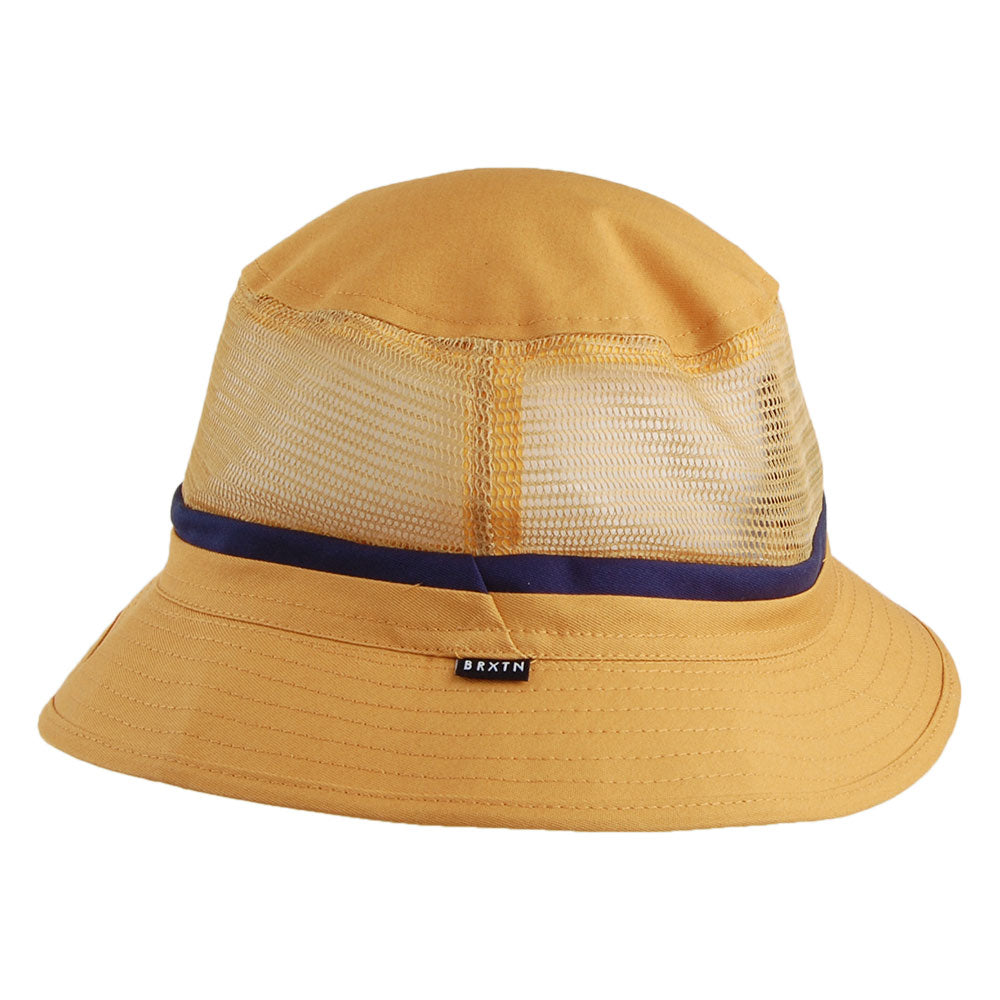 Brixton Hats Hardy Mesh Bucket Hat - Mustard