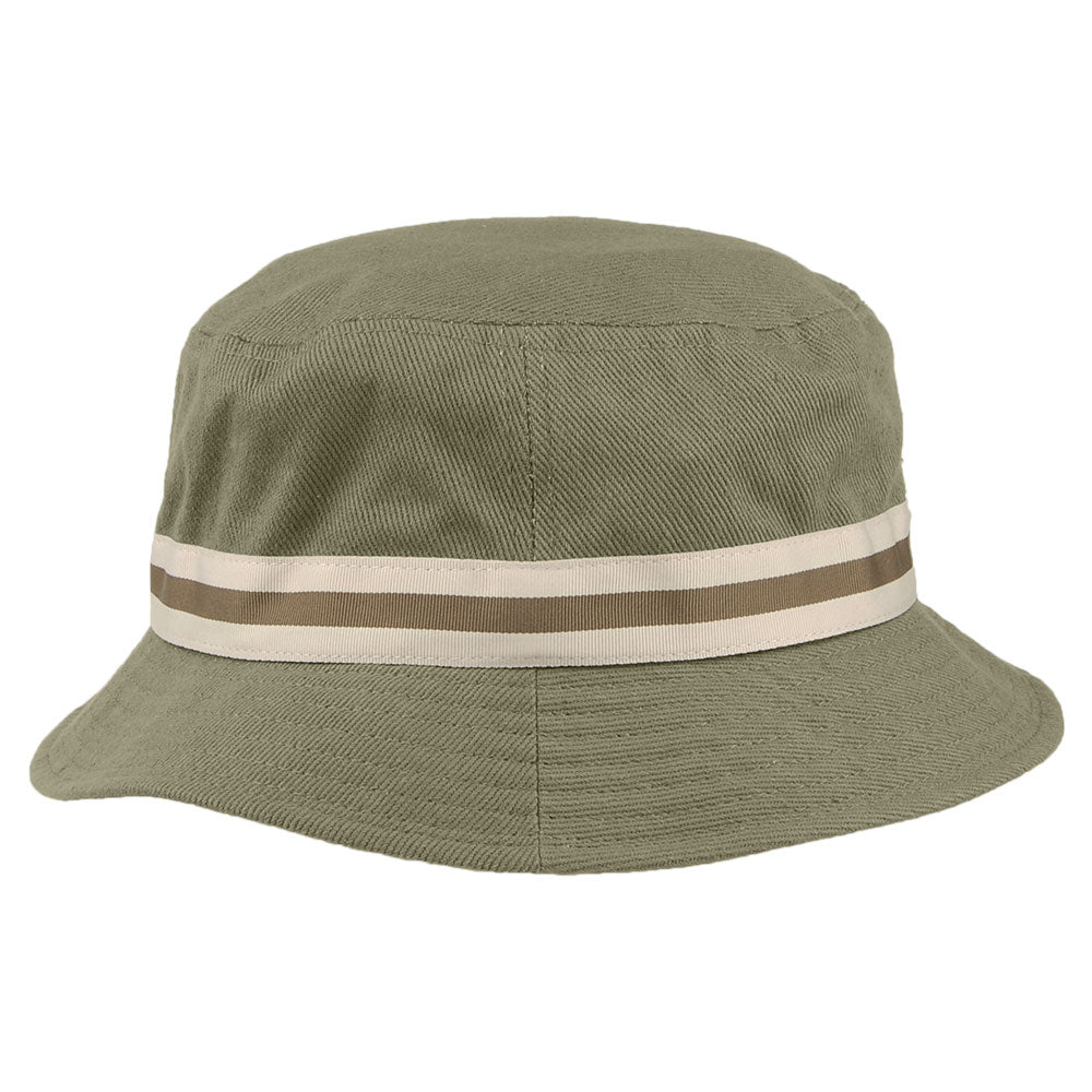 Kangol Stripe Lahinch Bucket Hat - Moss