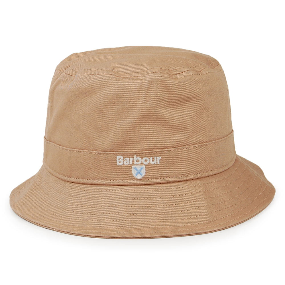 Barbour Hats Cascade Cotton Bucket Hat - Stone